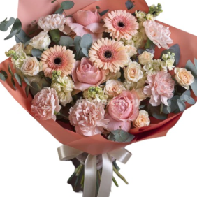  Antalya Flowers Delivery Şık Pastel Buket